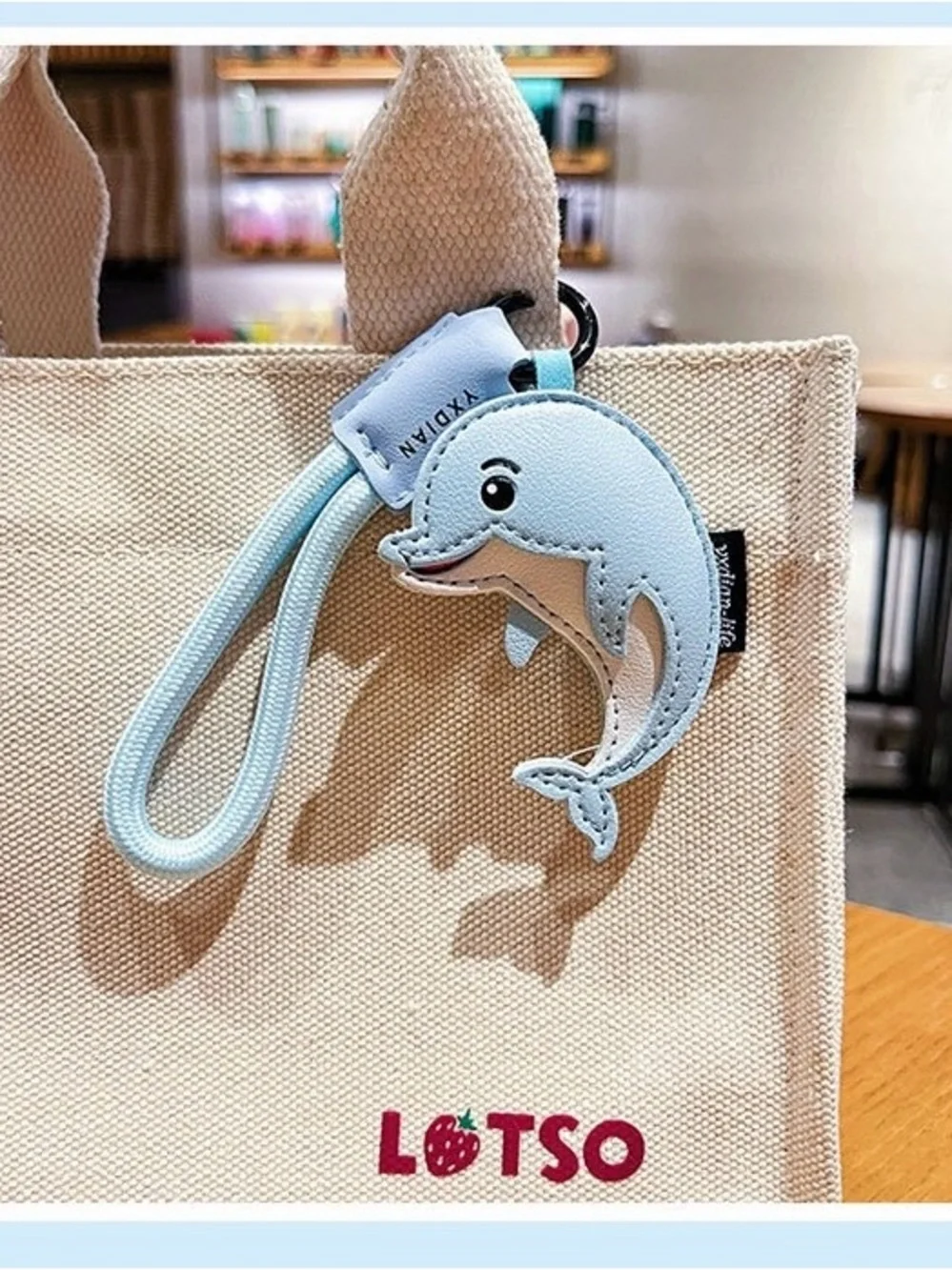 Ocean Animal Wristlet Keychains Bag Charms | Whale, Dolphin and Shark 3PC Set